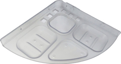 Zahab Fancy Acrylic Corner Shelve(Transparent)