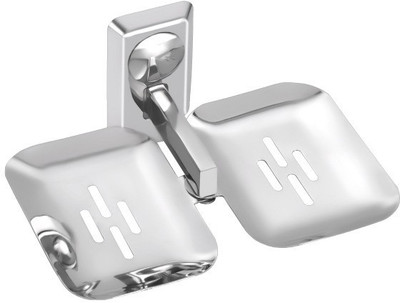 

YORA Double soap Dish(silver)