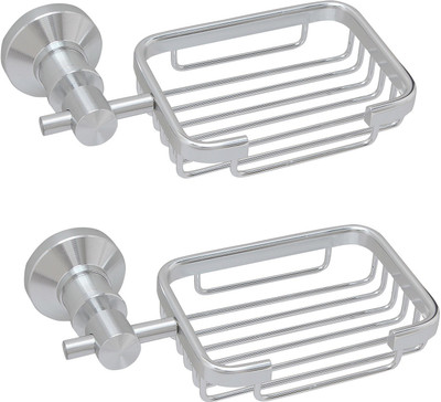

Dolphy Set of 2 Stainless Steel Soap Dish(Silver)