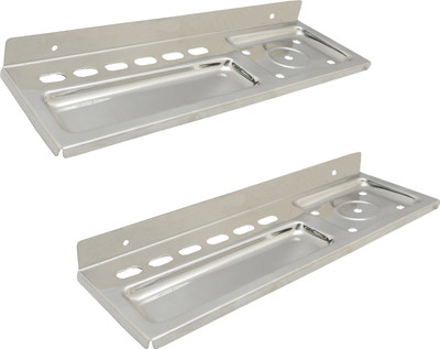 

Taj 3 in 1 soap dish set of 2(stainless steel)