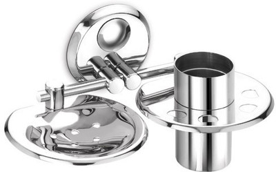 

dazzle Stainless Steel Toothbrush Holder(Wall Mount)