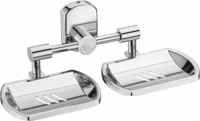 

Jovial 209 Curio Double Soap Dish Stand, Double Soap dish Holder, Bathroom Accessories(Glossy Finish, 304 Stainless Steel)(Silver)