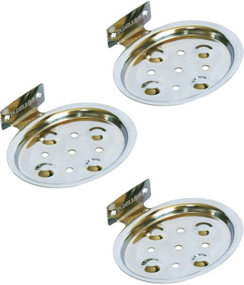 

Doyours Doyours 3pcs Tadellos SS Soap Dish(Steel, Glossy), Glossy;steel