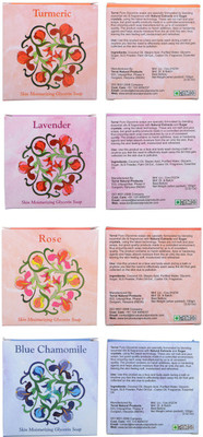 

Terrai Glycerin Soap Set(400 g, Pack of 4)