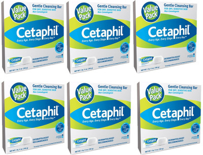 

Cetaphil Cleansing Bars Value Pack(765 g, Pack of 6)