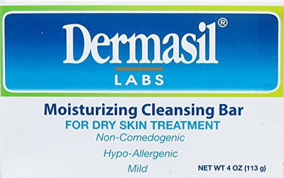 

Dermasil Labs Moisturizing Cleansing Bar Soap for Dry Skin Treatment Non-Comedogenic Hypoallergenic & Mild(113 g)