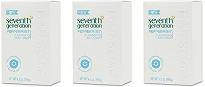 

Seventh Generation Cleansing Bar Soap Peppermint (Pack of 3)(126 ml)