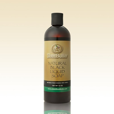 

AAA Shea Butter Natural Black Liquid Soap. By(480 ml)