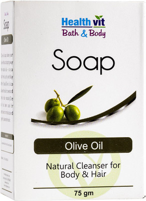 

HealthVit Bath & Body Olive Oil soap 75g(75 g)