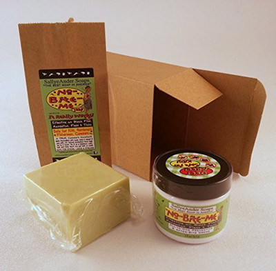 

Sallyeander Inc Soaps No Bite Me Cream and Soap Bundle - All In One Preventive & After-Bite (Cream and Soap Bar)(150 ml)