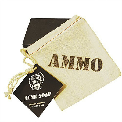

Fight The Good Fight Ammo Organic Acne Soap 2 Pack(90 g, Pack of 2)