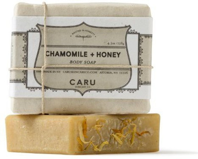 

Caru Skincare - Organic Soap Bar - Label Grows Into Flowers! (Chamomile + Honey)(140 g)
