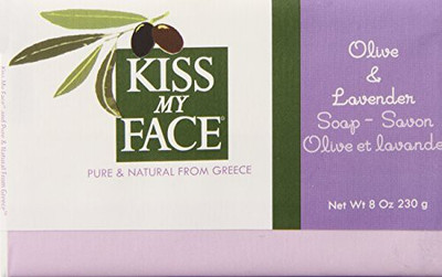 

Kiss My Face Pure Olive Oil and Lavender Soap Moisturizing Bar Soap Bars (Pack of 8)(230 g)