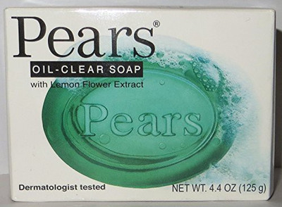 

Pears Oil-Clear Bar Soap with Lemon Flower Extract Dermatologist Tested (Pack of 12)(125 g)