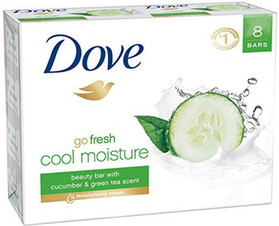 

Dove Beauty Bar With Cucumber and Green Tea Scent(904 g, Pack of 8)