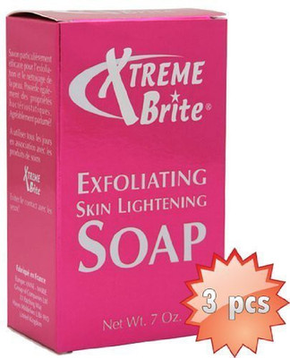 

Xtreme Brite Exfoliating Brightening Soap 3-pack(198.38 g, Pack of 3)