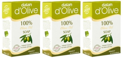

Dalan Pure Olive Oil Soap, 150g X 3 pcs.(450 g, Pack of 3)