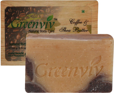 

Greenviv Natural Coffee & Shea Butter Soap(100 g)