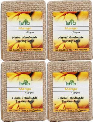 

Ishita International Mango Soap(400 g, Pack of 4)
