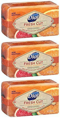 

Dial Fresh Cut Bar Soap - Citrus Premium Fragrance(226 g, Pack of 3)