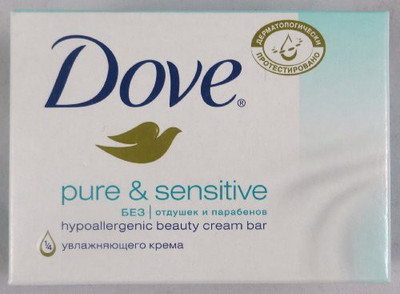 

Dove Pure & Sensitive Bar Beauty Cream Bar Soap (Pack of 12)(135 g, Pack of 12)