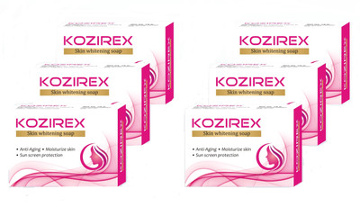 

Kozirex Skin Whitening Soap - Pack of 6(450 g, Pack of 6)