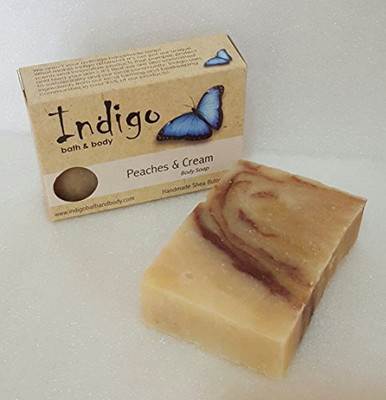 

Indigo Bath and Body, LLC Peaches & Cream - Goatmilk Soap(100 g)