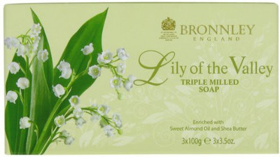 

Bronnley England Lily Of The Valley By Triple Milled Soaps 3(300 g, Pack of 3)
