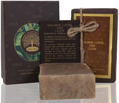 

VANA VIDHI Malabar Coffee and Clove Soap(120 g)