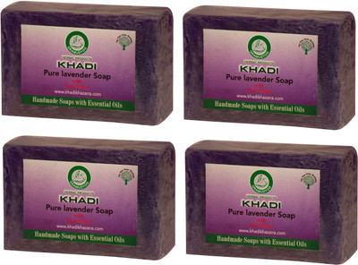 

Khadi Herbal Pure Lavender(500 g, Pack of 4)