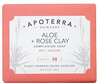 

Apoterra Skincare Organic Aloe + Rose Clay Complexion Soap(127.53 g)
