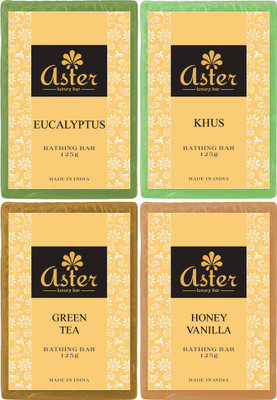 

Aster Luxury Assorted Bathing Combo Pack of 4(500 g, Pack of 4)