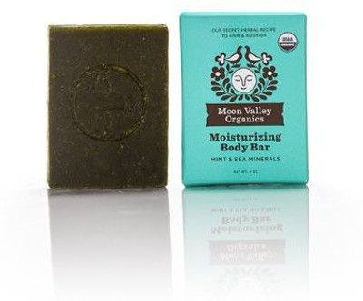 

Moon Valley Organics Soap Mint & Sea Mineral Body Bar All Natural By(130 g)