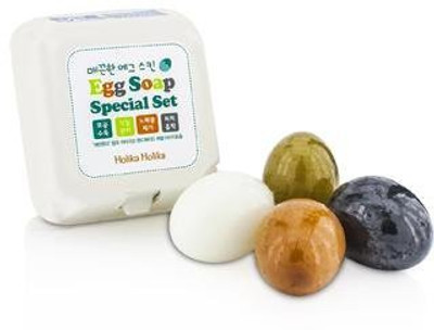 

Holika Holika Egg Soap 4 Type SET(50 g, Pack of 4)