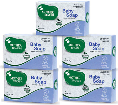 

Mother Sparsh Baby Soap (Pack of 5)(75 g, Pack of 5)