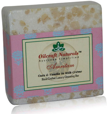 

Oilcraft Naturals Oats and Vanilla in Milk Creme Ayurvedic Soap(125 g)