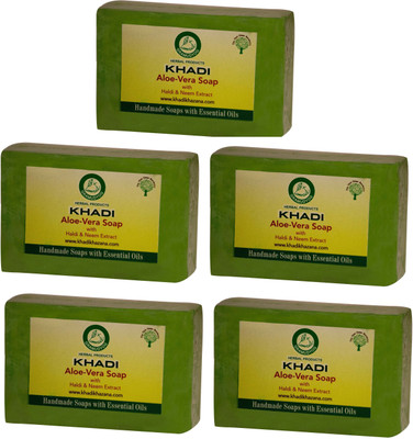 Khadi Herbal Pure Aloe-vera(625 g, Pack of 5)