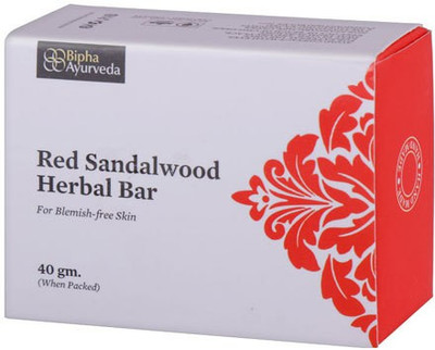 Bipha Ayurveda Red Sandal Wood Bar(75 g)