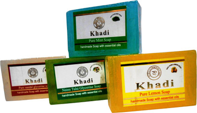 

Khadi Herbal Handmade Soap Combo-15(500 g, Pack of 3)