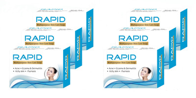 

Rapid Multipurpose Skin Care Soap - Pack of 6(0.450 g, Pack of 6)
