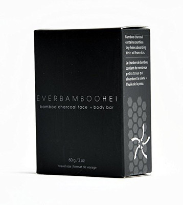 

Ever Bamboo Hei Charcoal Travel Size Face + Body Soap Bar(60 g, Pack of 2)