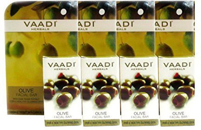 

Vaadi Herbals Facial Cleanser - Olive Facial Soap Bar With Cane Sugar(99.19 g, Pack of 4)