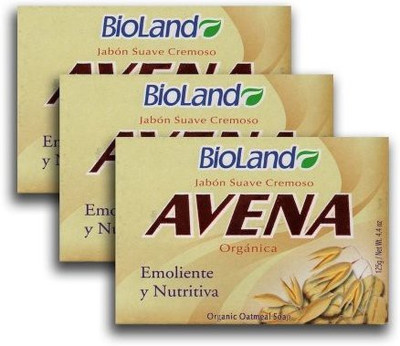 

Bioland - Body Care Organic Oats Soap Bar 3 Pack(132 ml)