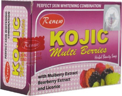 

Renew Kojic Multi Berries Herbal Beauty Soap With Mulberry Bearberry Extract And Licorice(135 g)