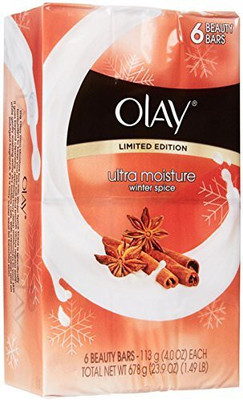 

Olay Limited Edition Ultra Moisture, Winter Spice, 6 Count Soap(113.36 g, Pack of 6)