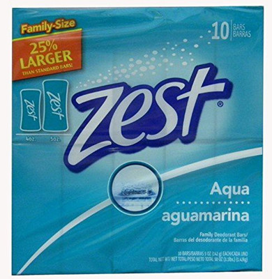 

Zest Aqua Soap 10 count(150 ml)