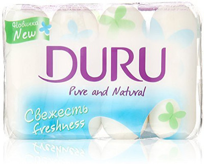 

Duru Pure And Natural Soap, Freshness(50 g, Pack of 4)