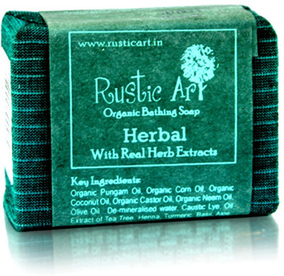

Rustic Art Organic Herbal Soap(100 g)