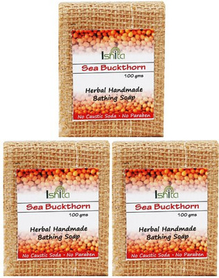 

Ishita International Handmade Sea Buckthorn Soap(300 g, Pack of 3)