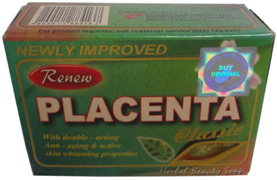 

Renew Placenta Herbal Beauty Whitening Soap For Younger Look,1pc 1P(135 g)